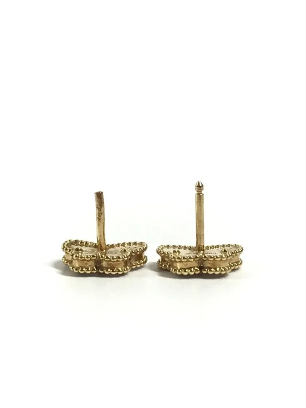 Van Cleef & Arpels Earrings Sweet Papillon Mother of Pearl Gold